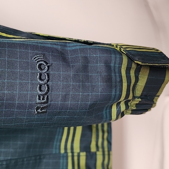 The North Face Cryptic sz M waterproof neon plaid rare ski/snowboarding jacket - Picture 11 of 13